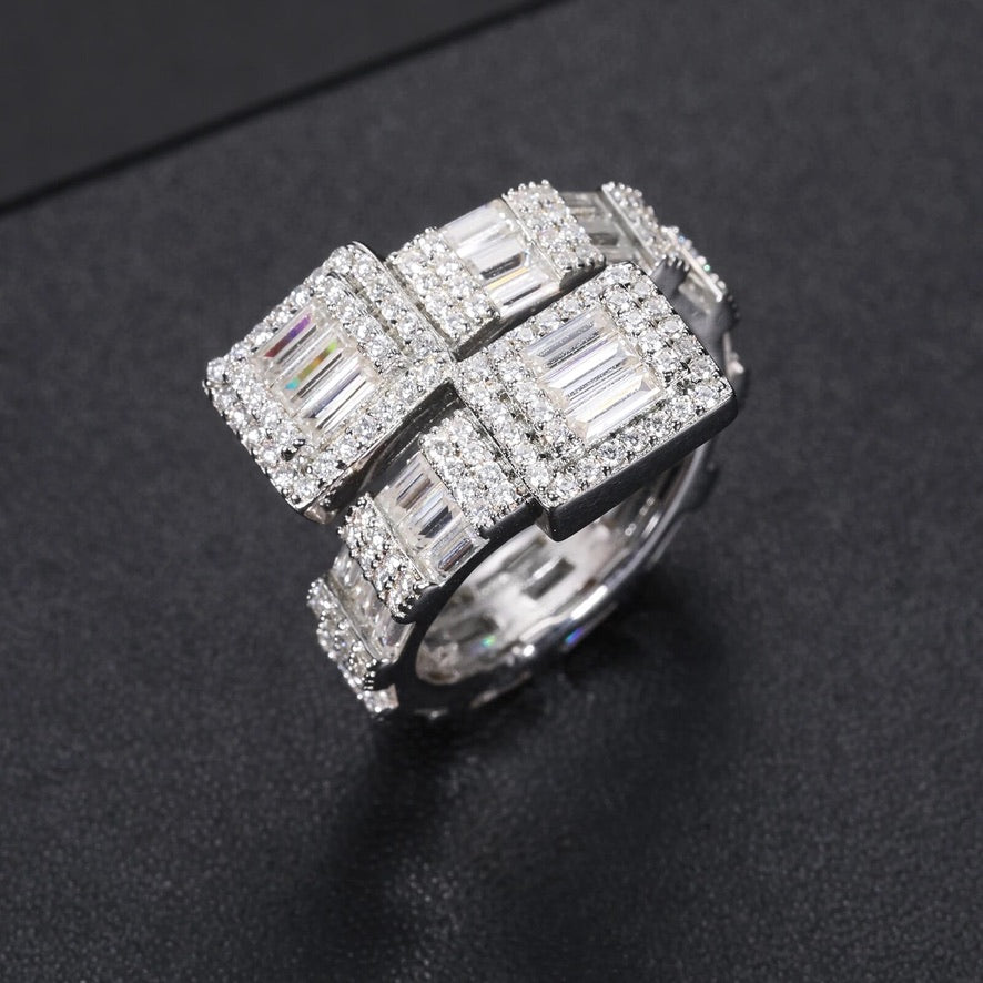 Baguette Twist Ring