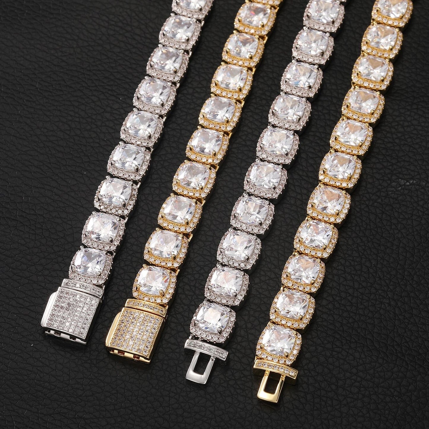 10mm Bezel Set Tennis Chain/Bracelet