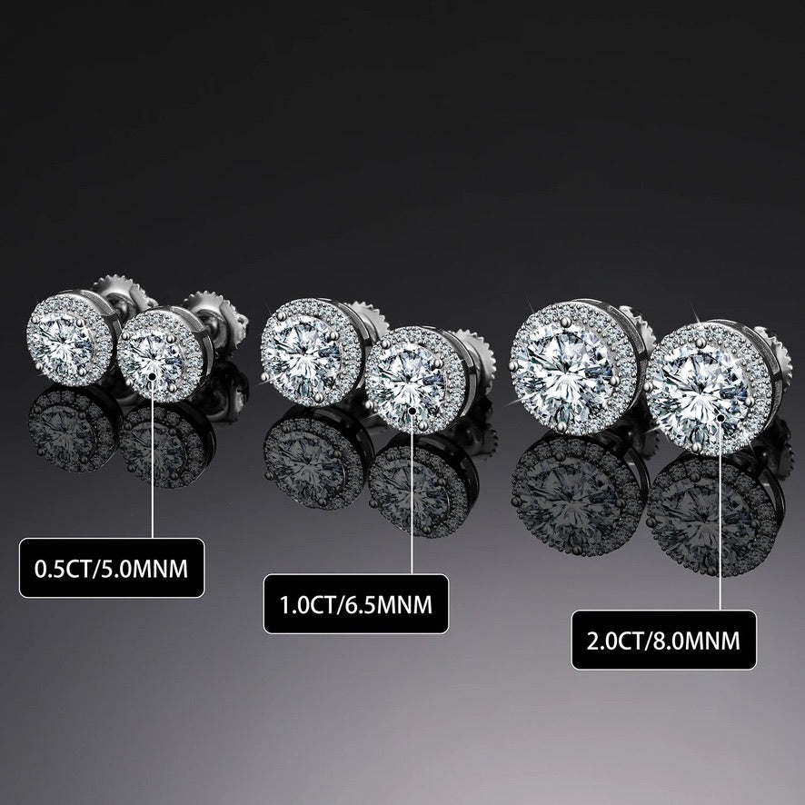 0.5-2CT Stud Earrings