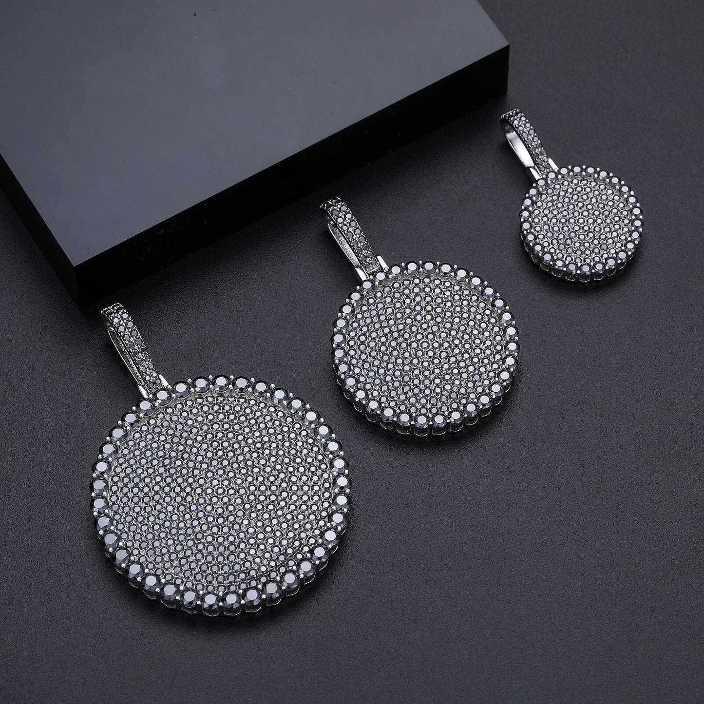 Round Black Pendant