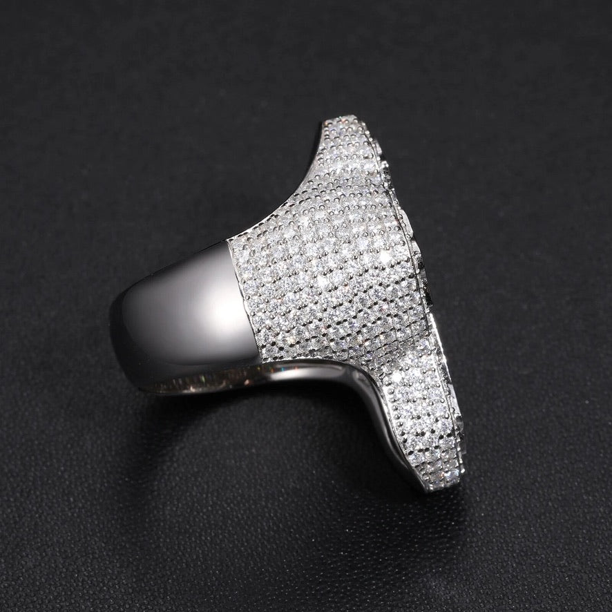 Baguette Cross Ring