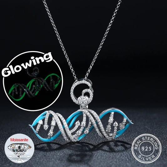 DNA Spiral Pendant