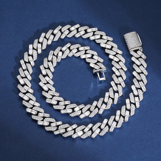 12mm Half Baguette Chain/Bracelet