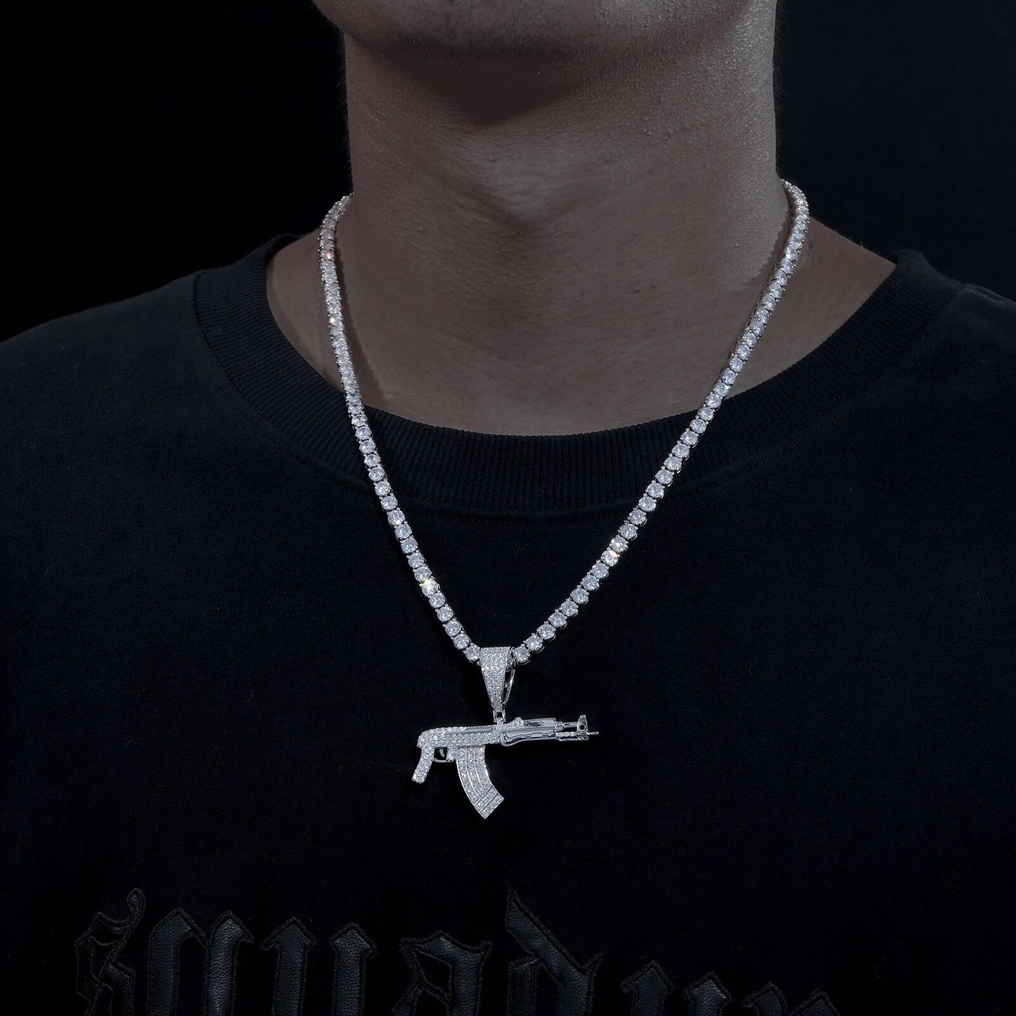 Submachine Gun Pendant