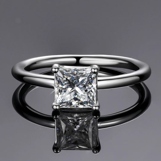 1CT Square Cut Ring