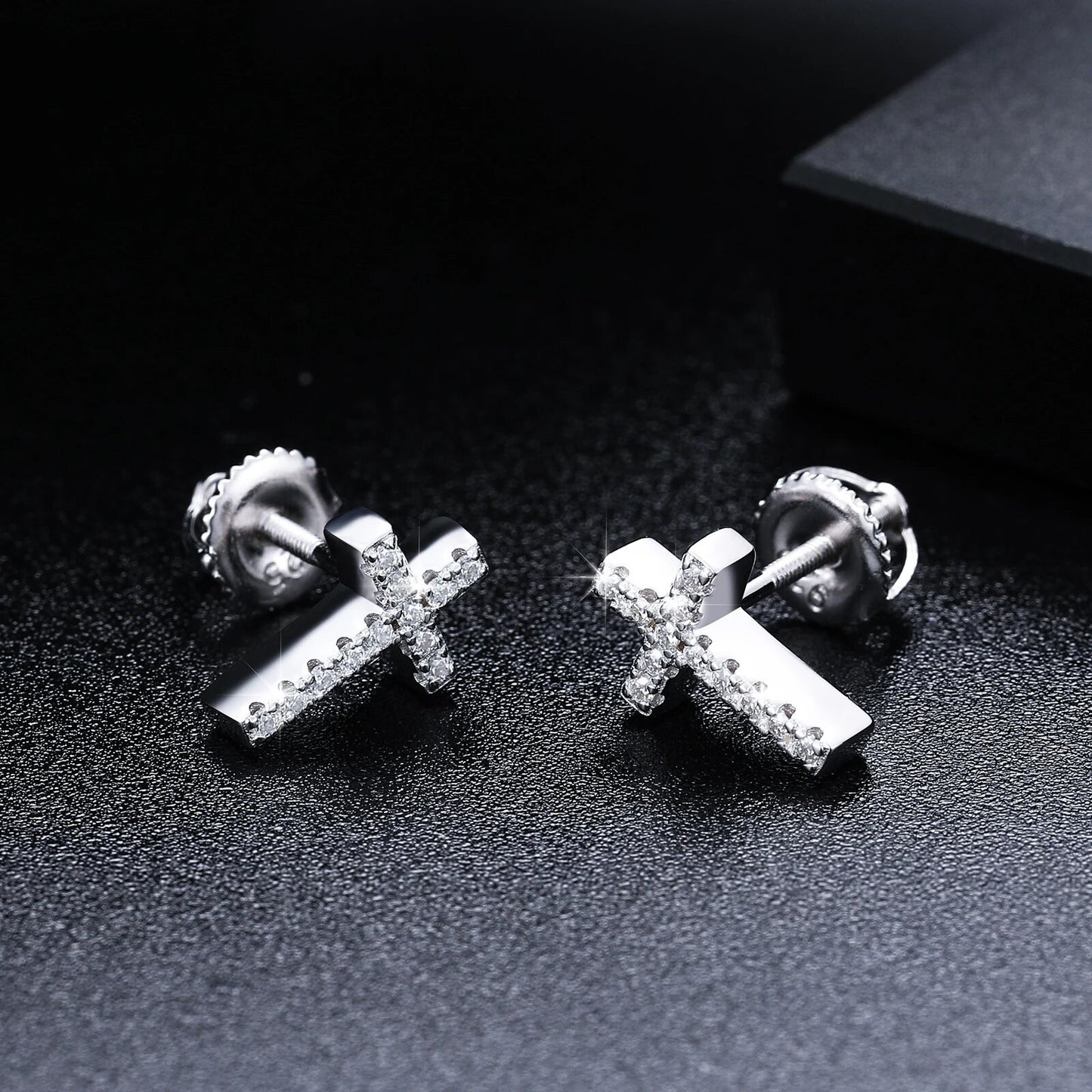 Thick Cross Earring