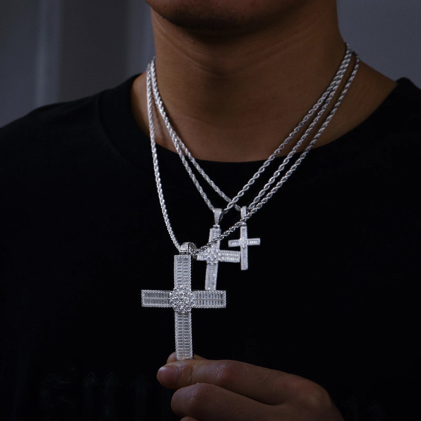 Flower Cross Pendant