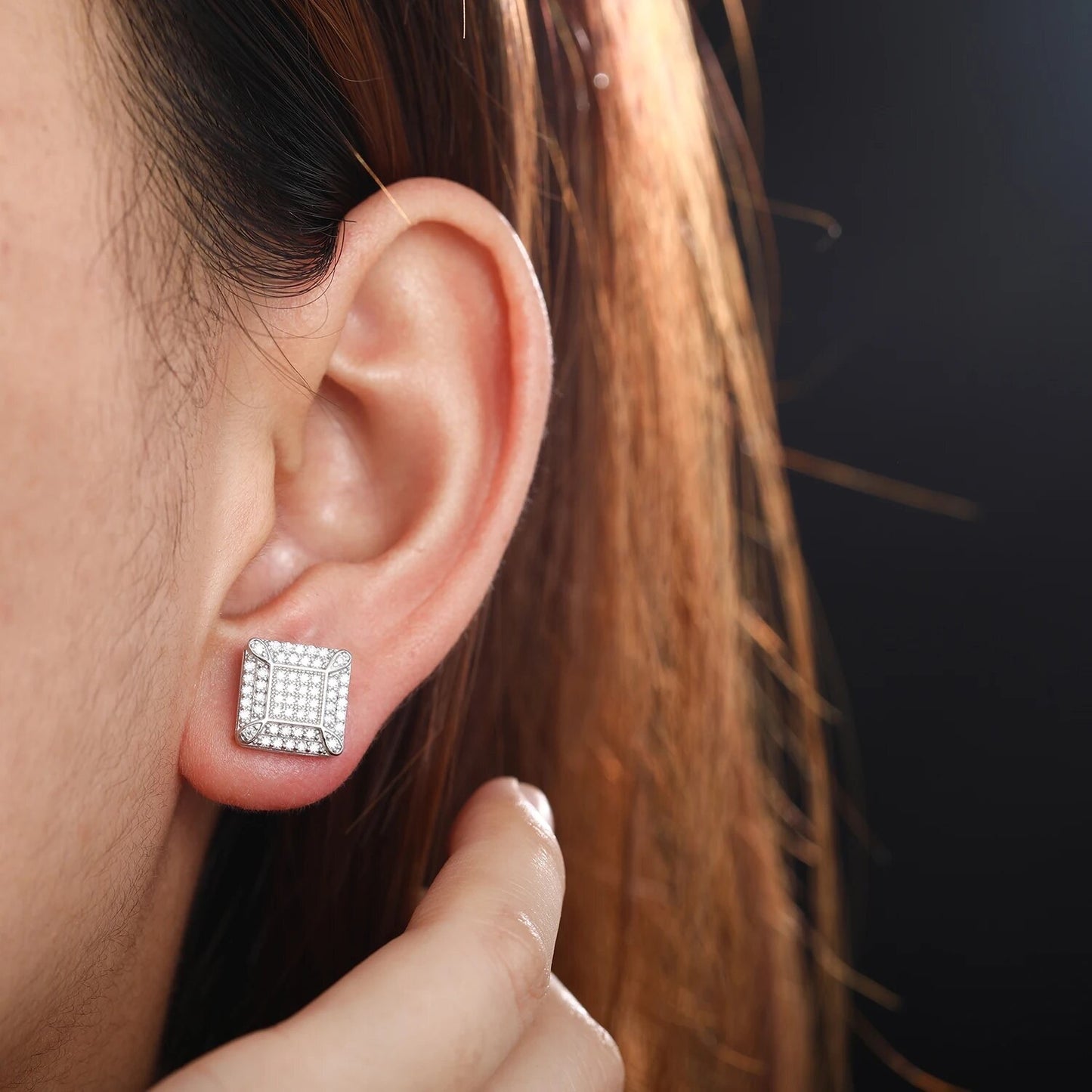 New Square Stud Earring