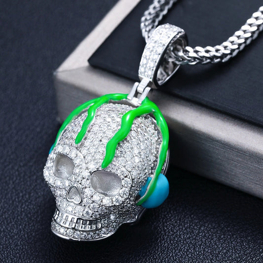 Glow Skull Drip Pendant