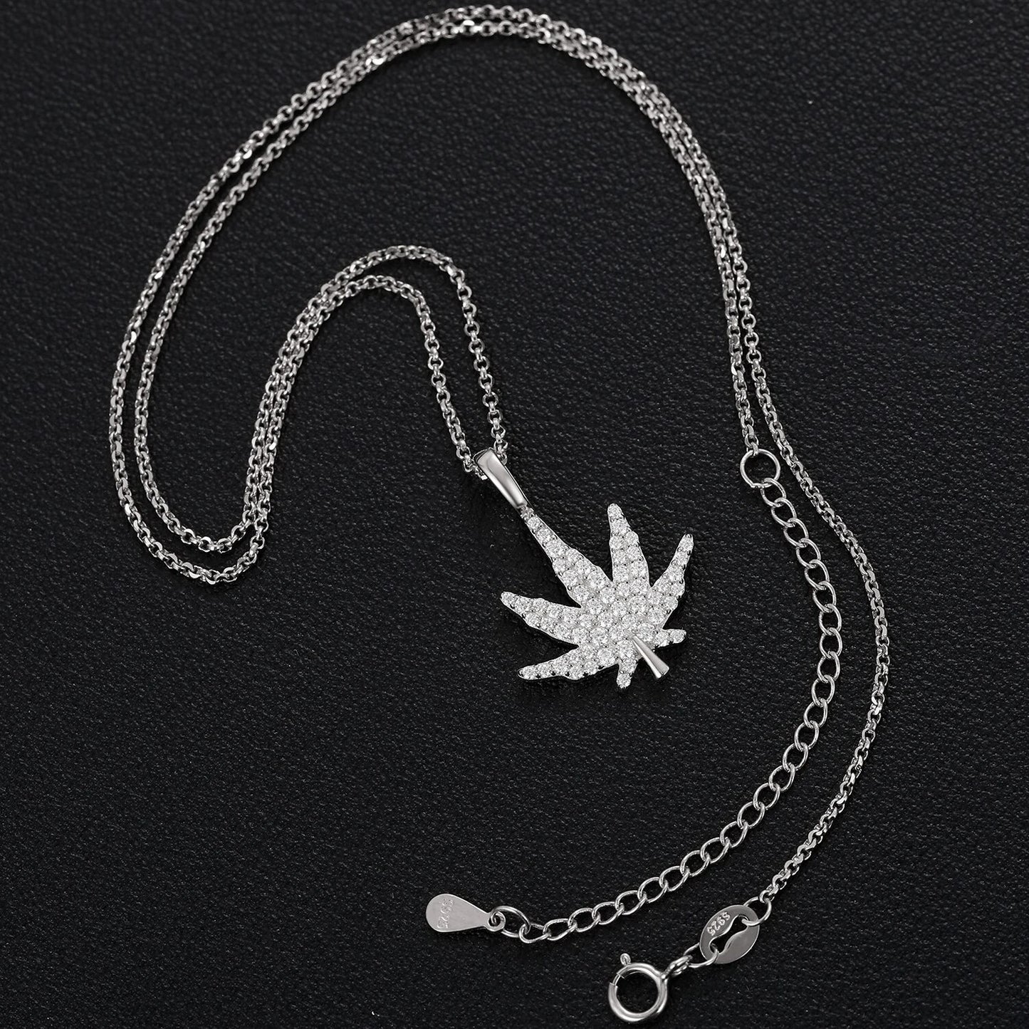 MJ Leaf Pendant