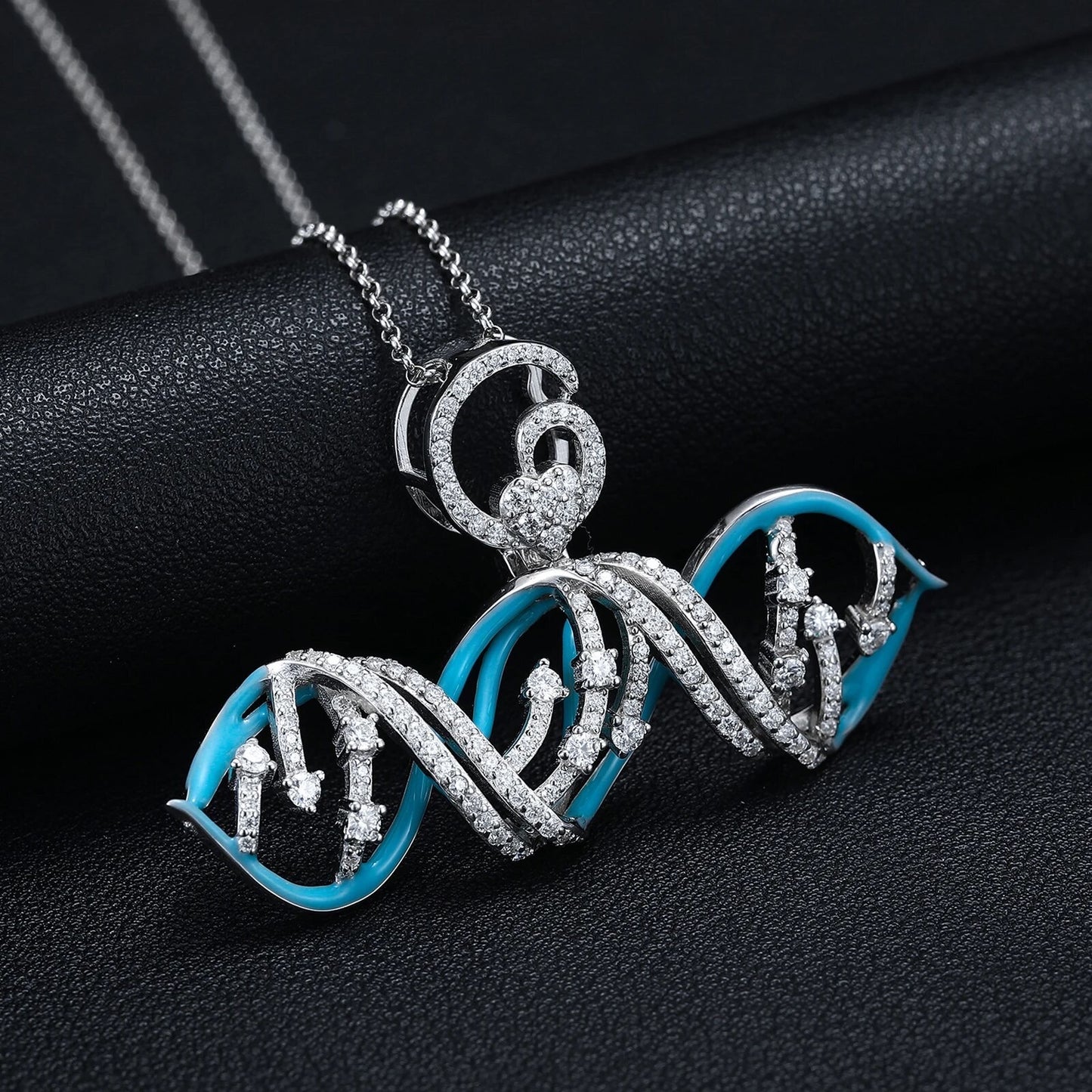 DNA Spiral Pendant