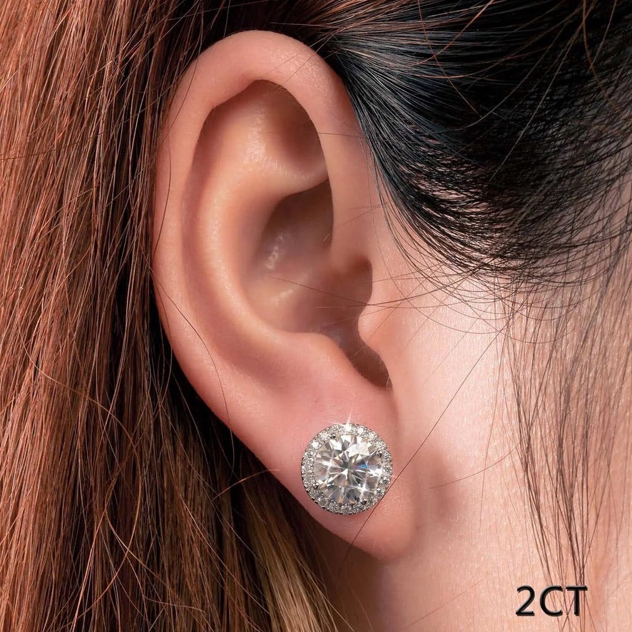 0.5-2CT Stud Earrings