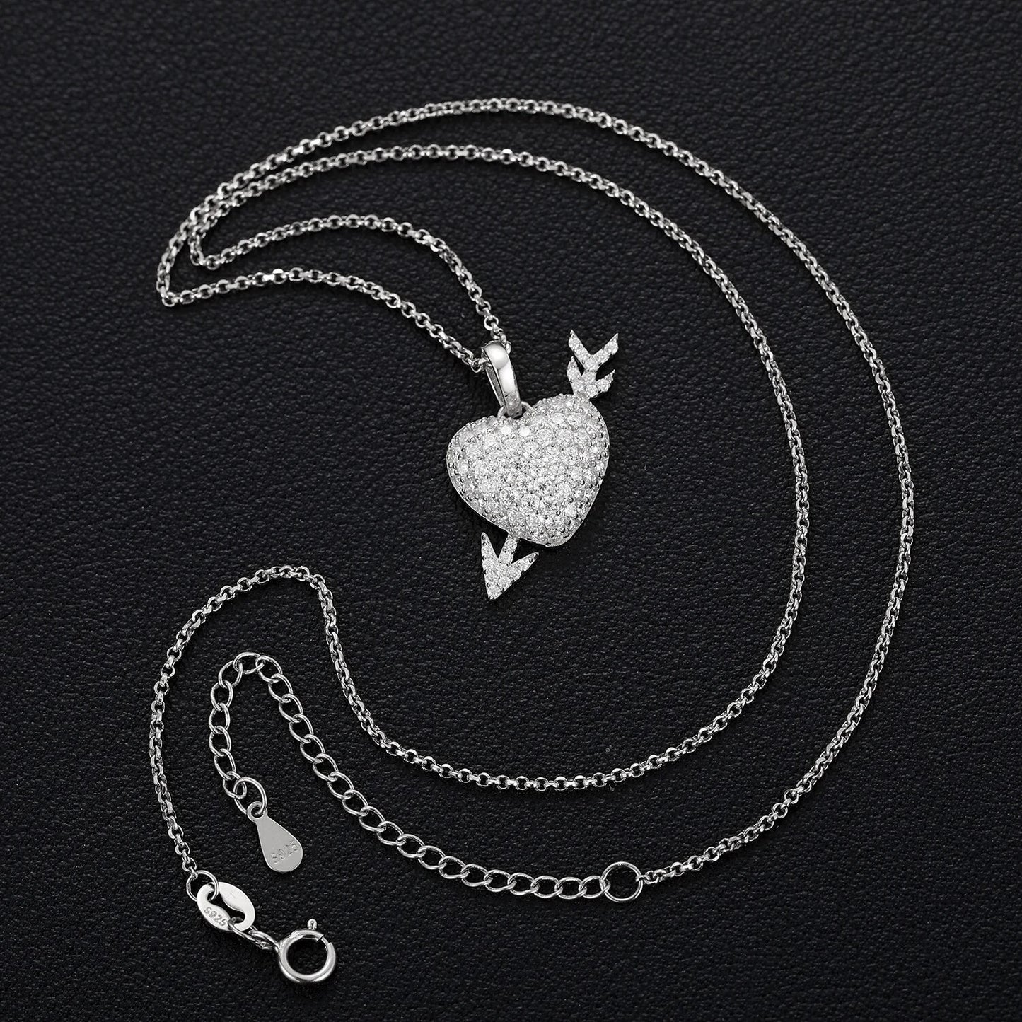 Heart With Arrow Pendant