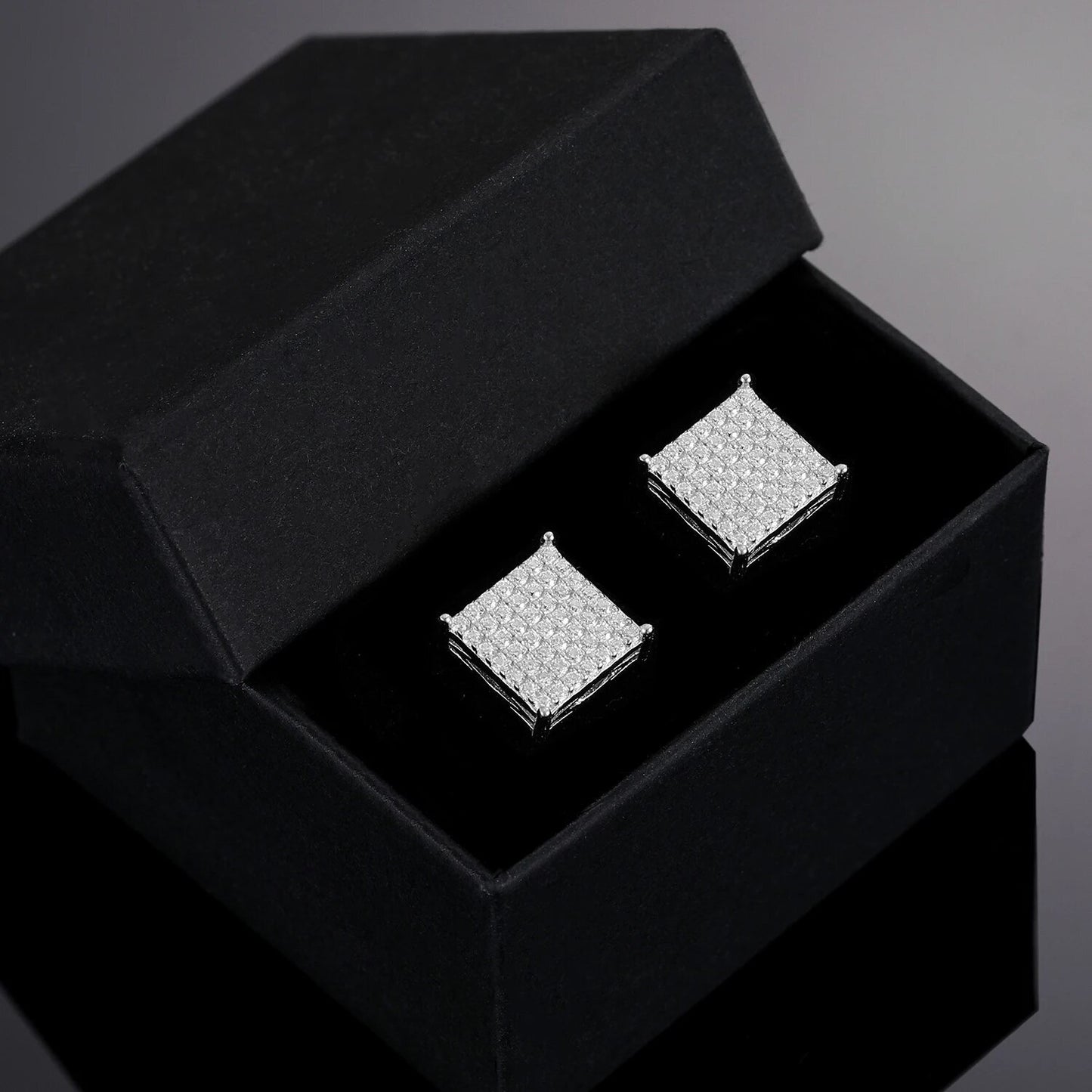 7x7 Stud Earring