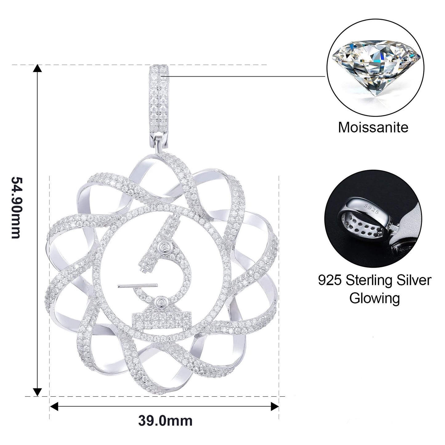 Microscope DNA Pendant