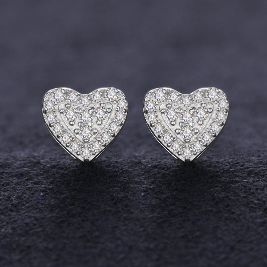 Heart Stud Earring