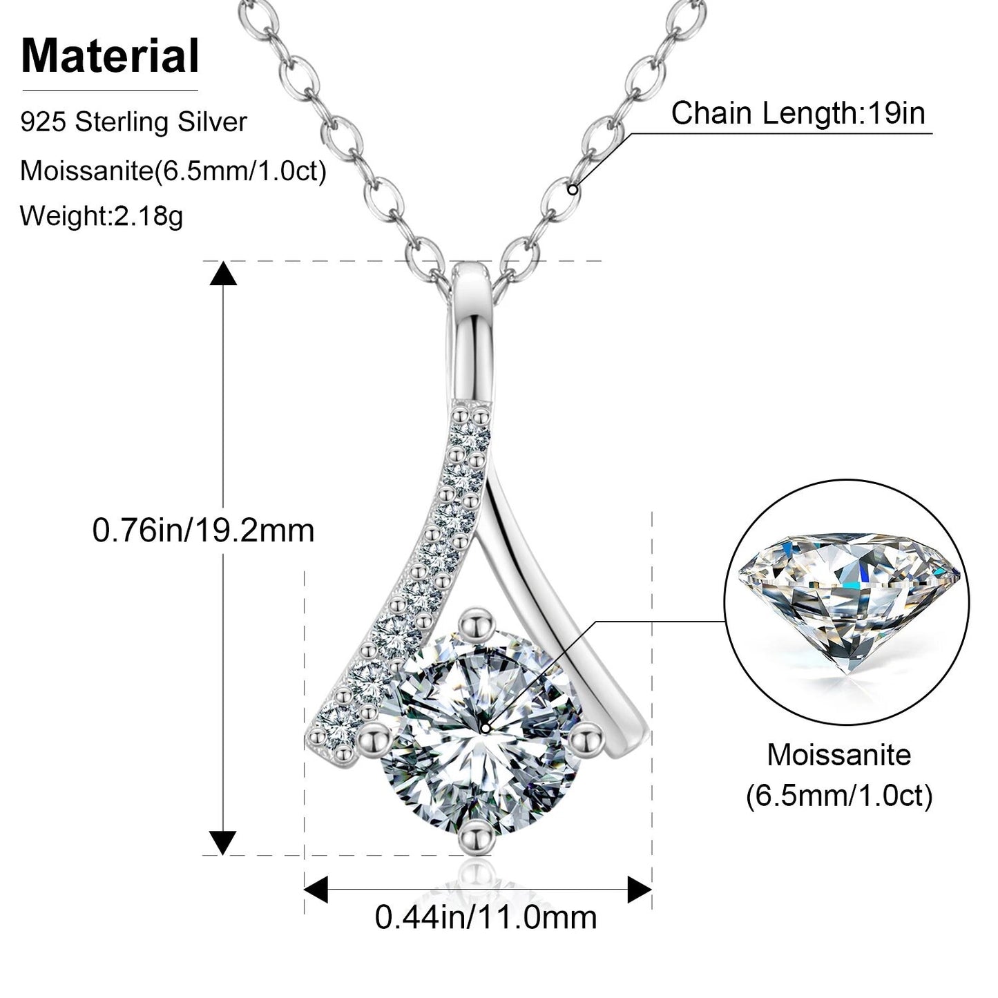 1CT Bridal Pendant