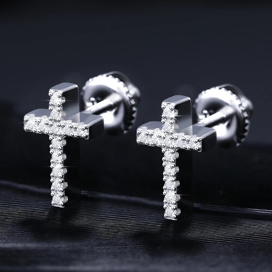 Thick Cross Earring