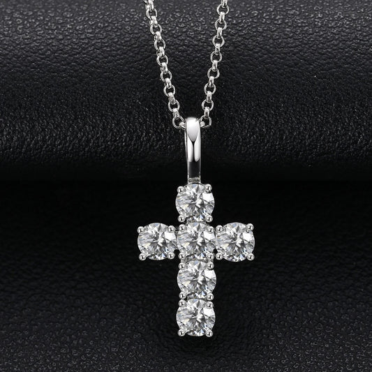 Cross Pendant 1.8CT 4mm