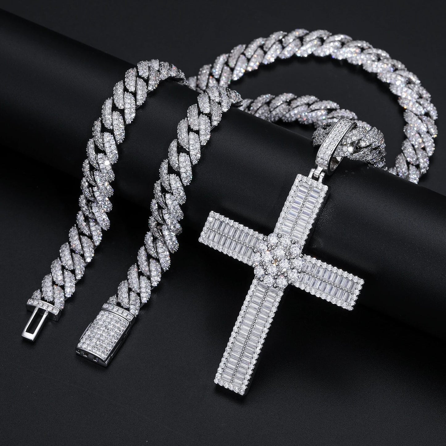 Flower Cross Pendant