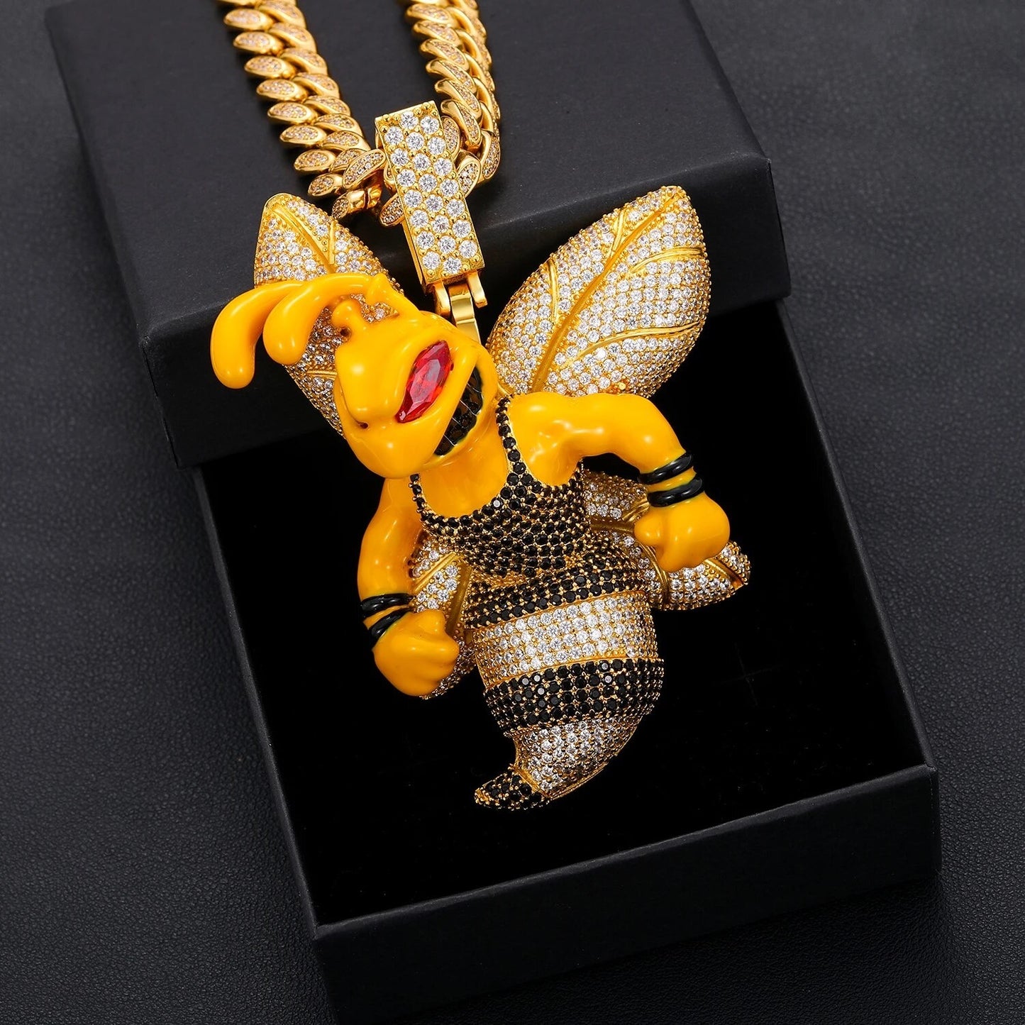 Big Yellow Bee Pendant