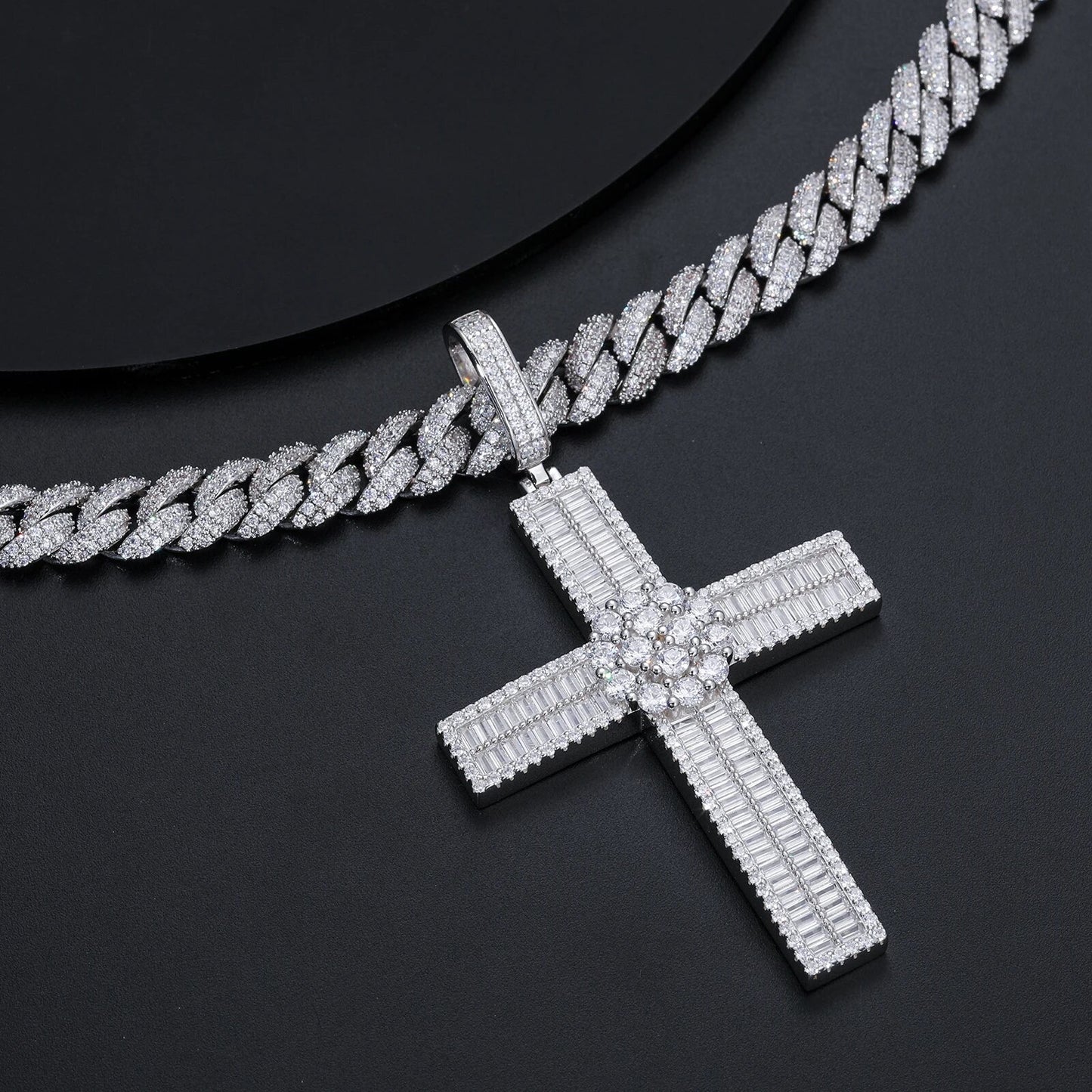 Flower Cross Pendant