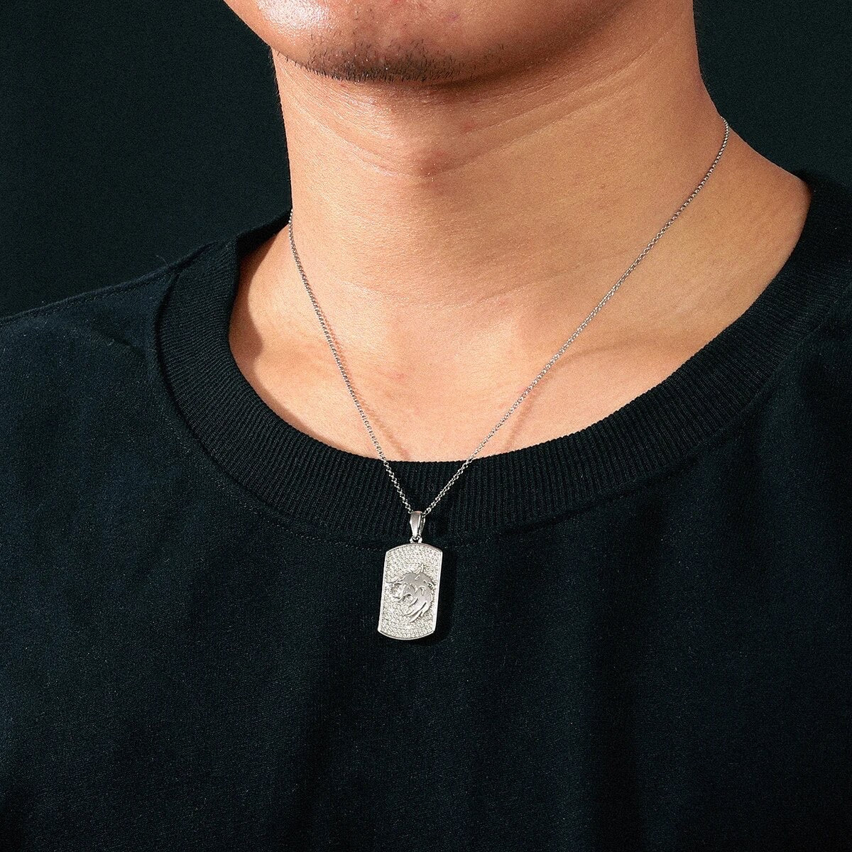 Wolf Tag Pendant