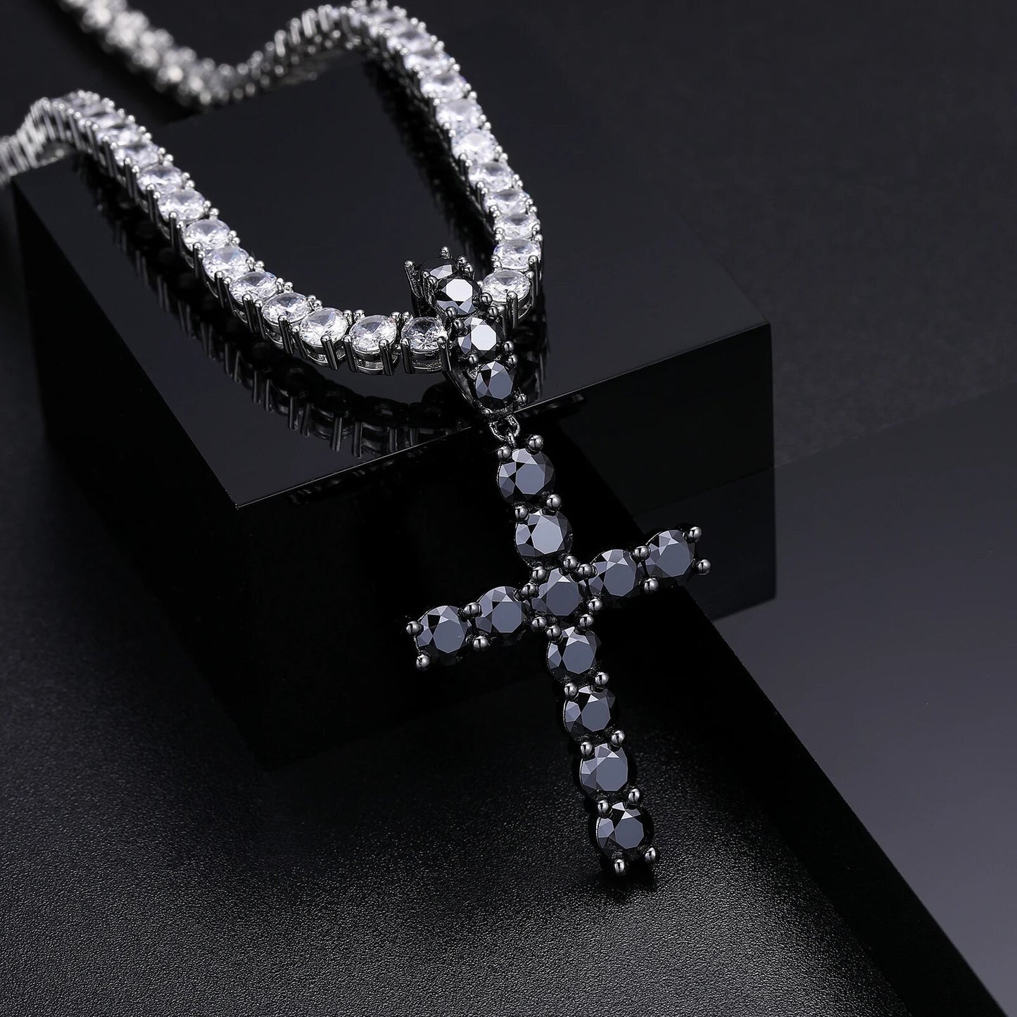 Black Cross Pendant