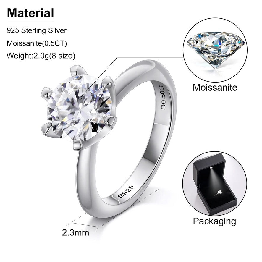 0.5CT VVS Ring