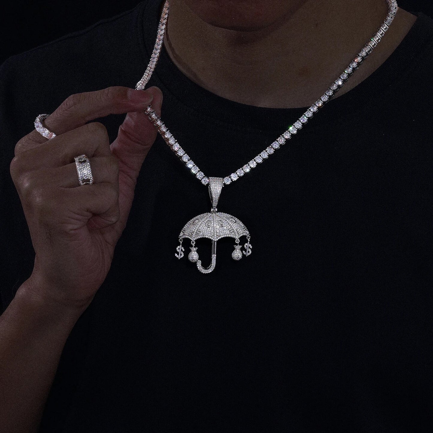 Money Bag Umbrella Pendant