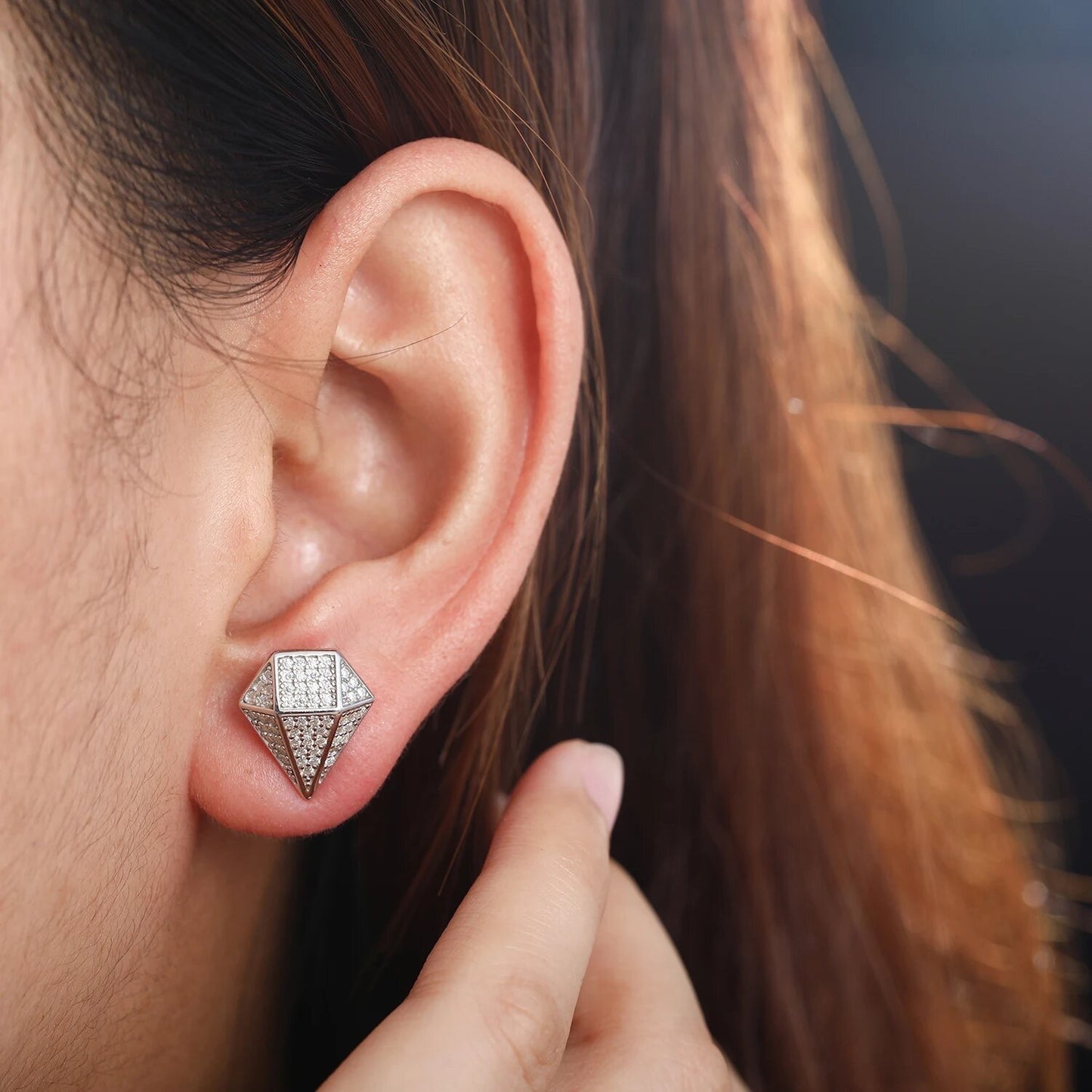 Diamond Shape Earring