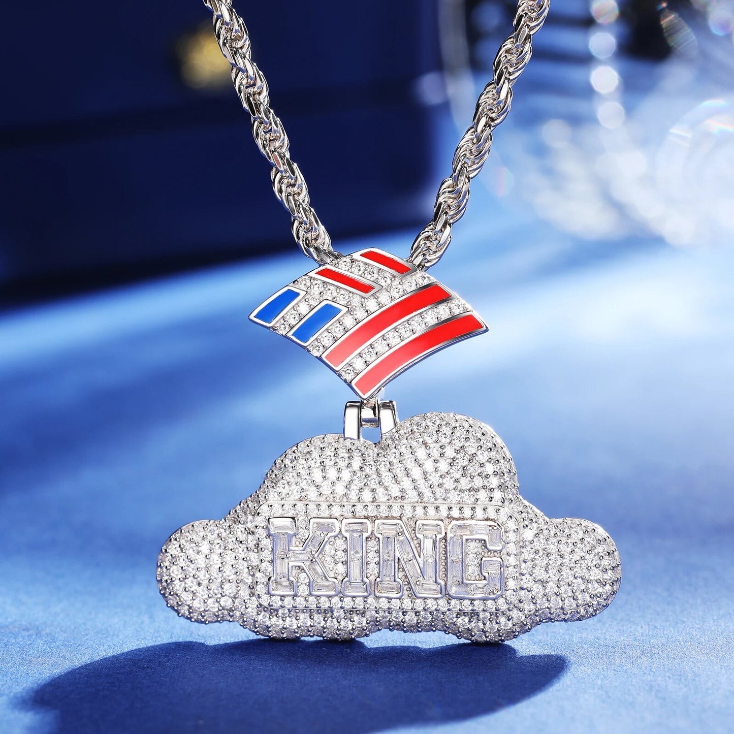 USA Cloud Pendant