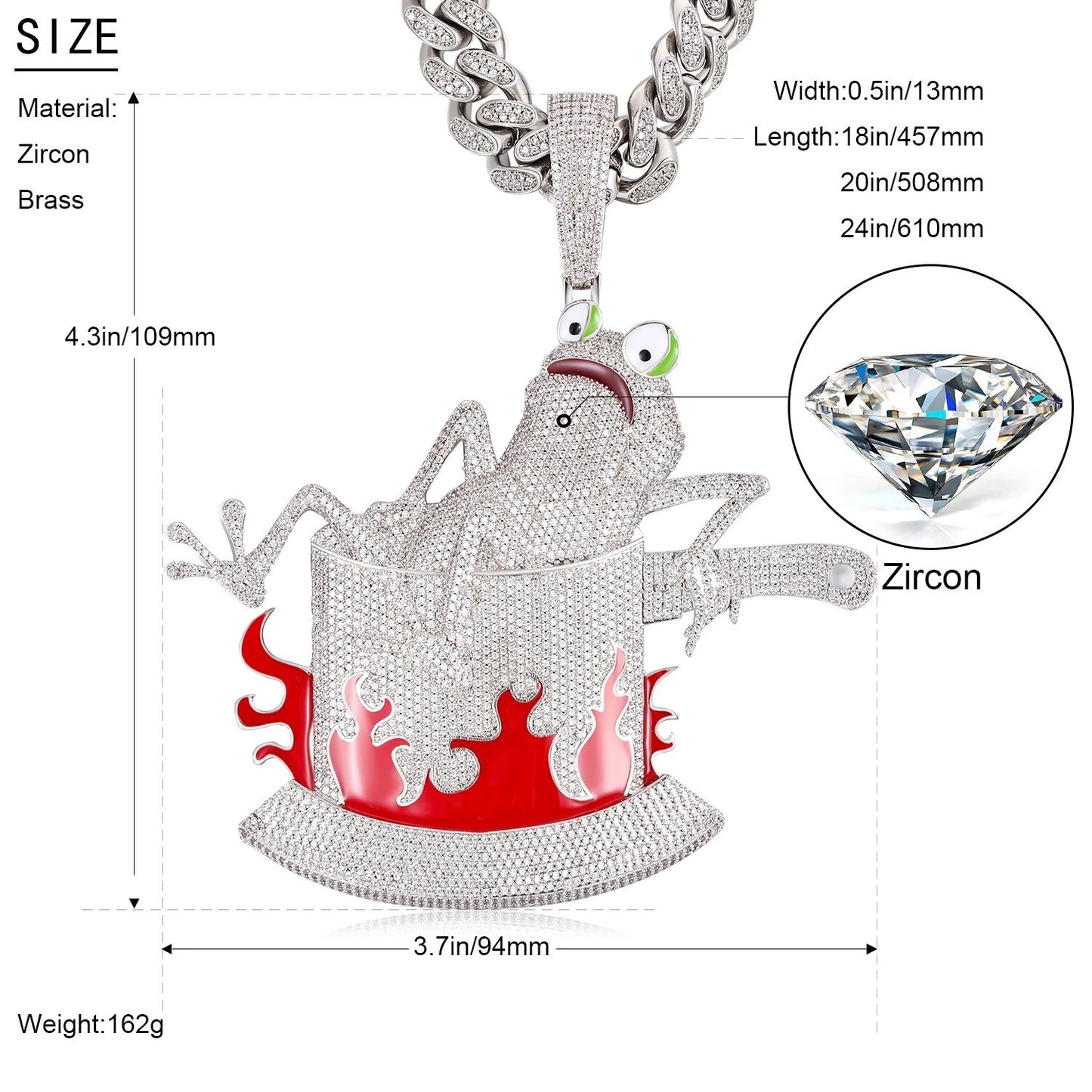 Frog Boil Pendant (Custom)