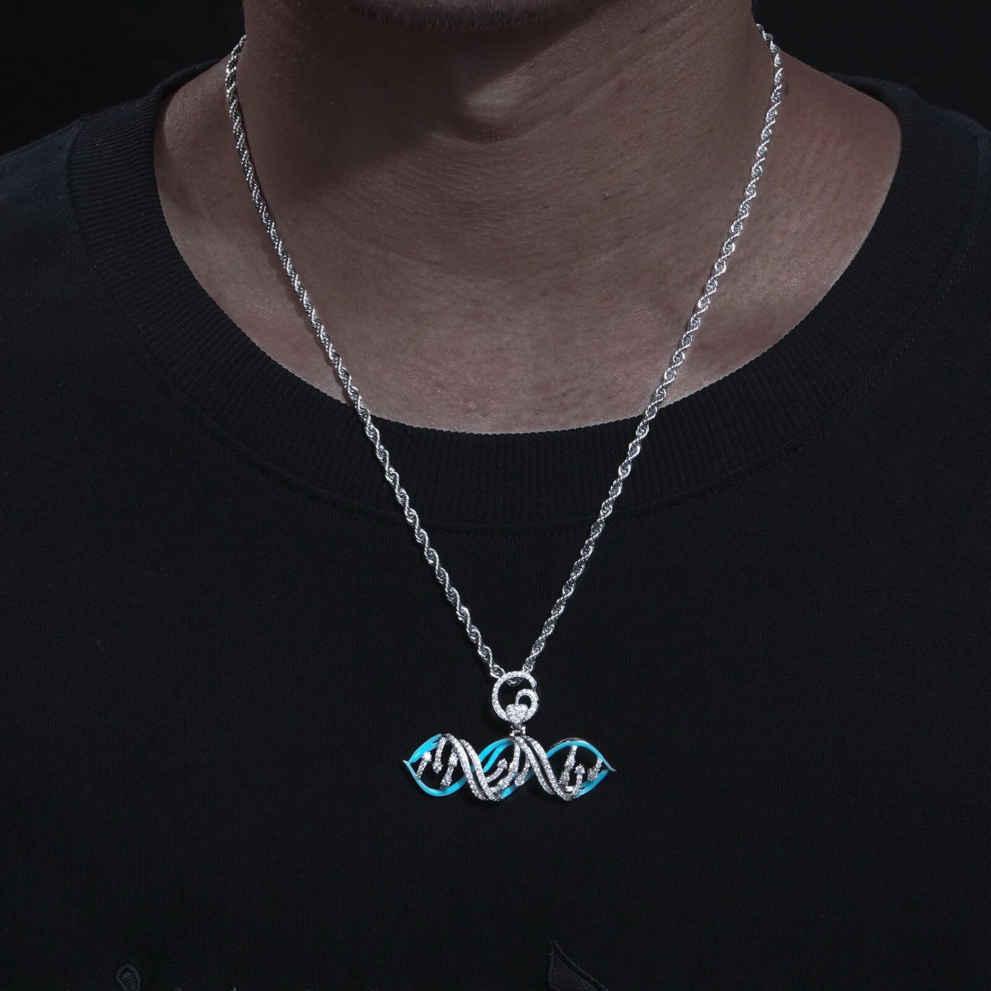 DNA Spiral Pendant