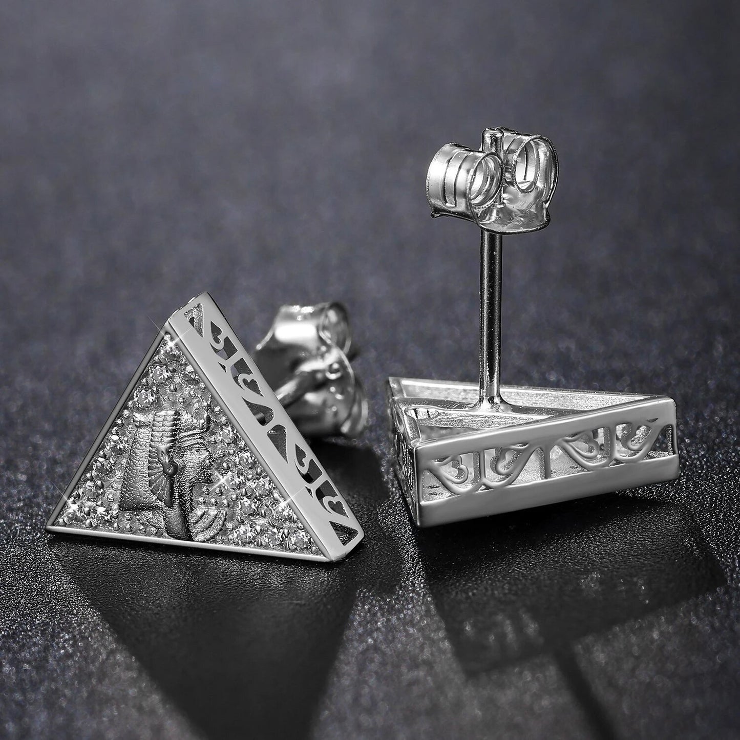 Pyramid Pharaoh Earrings