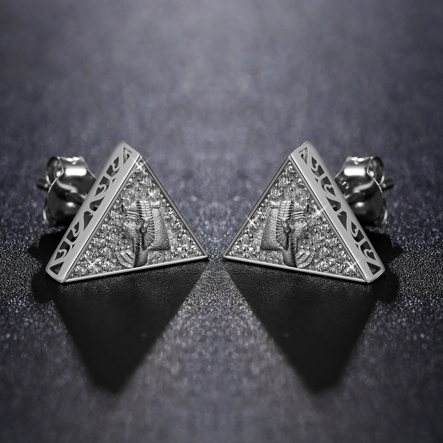 Pyramid Pharaoh Earrings