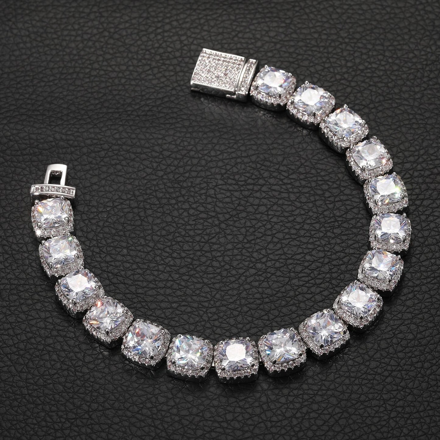 10mm Bezel Set Tennis Chain/Bracelet