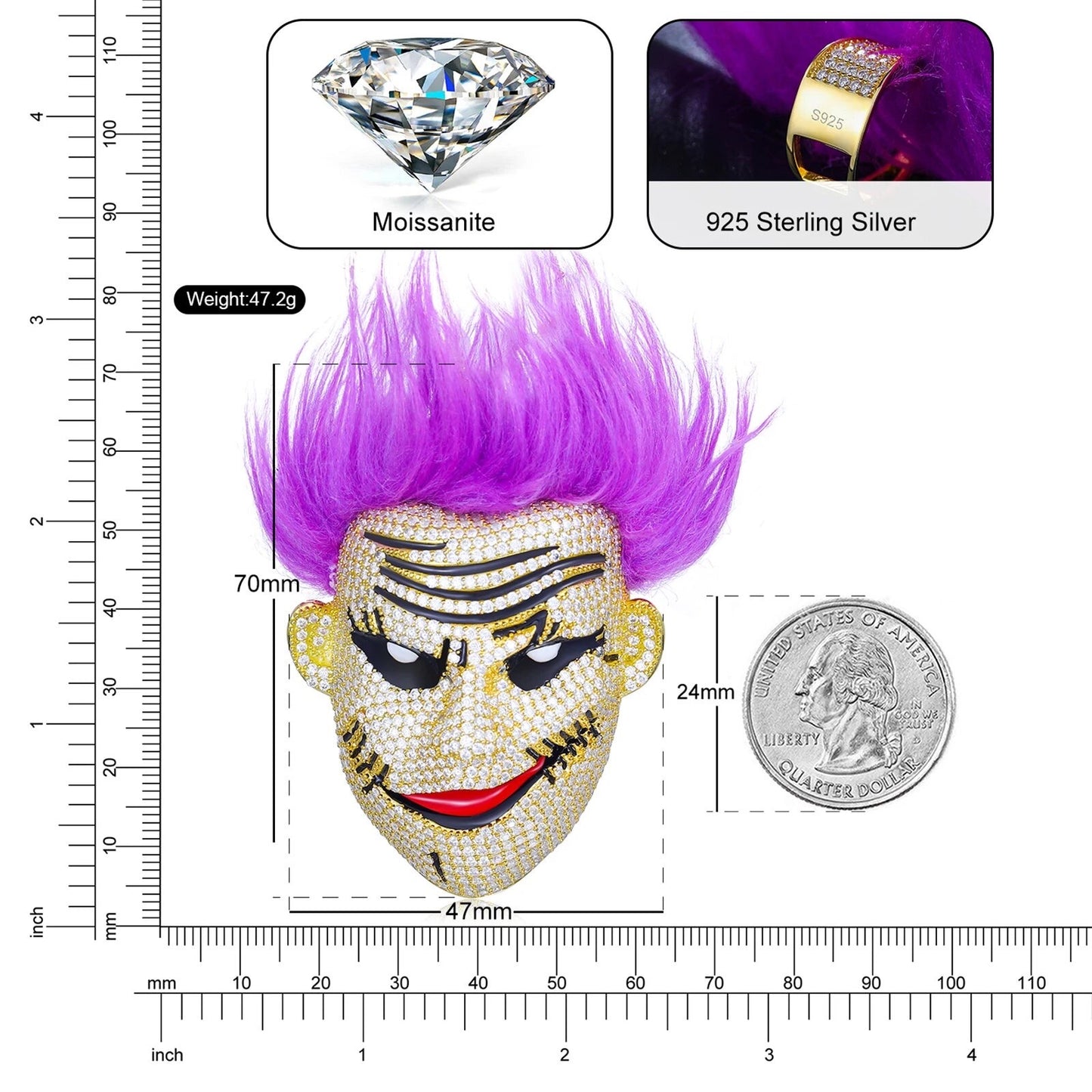 Clown Pendant