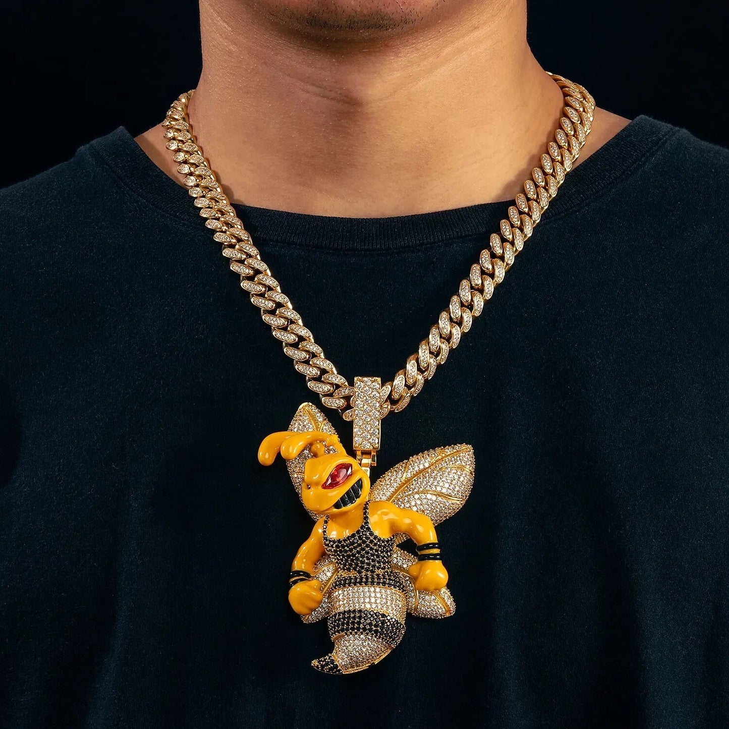 Big Yellow Bee Pendant