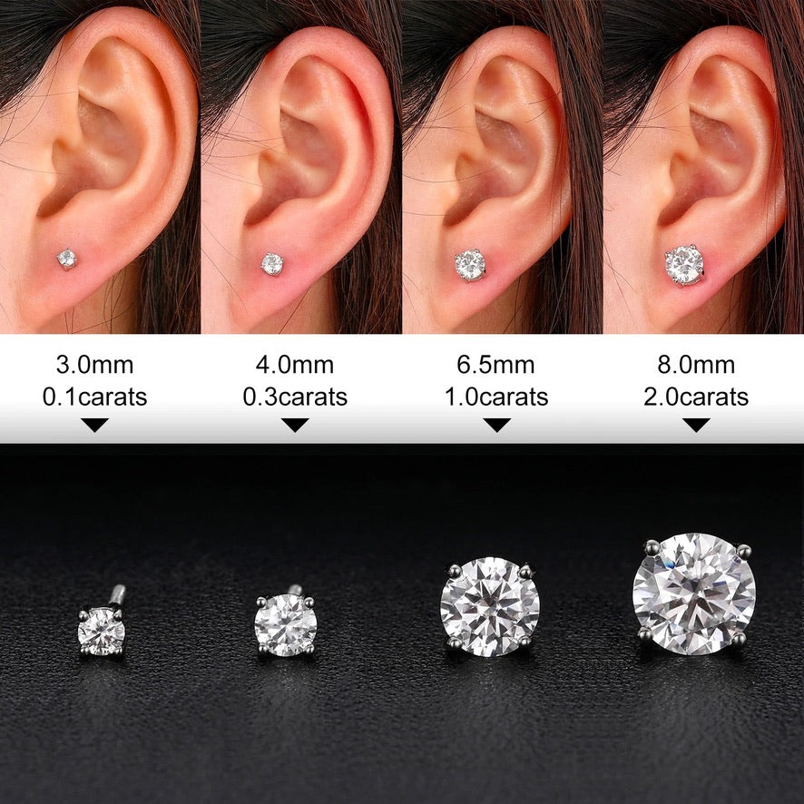 0.1-4CT Classic Earring